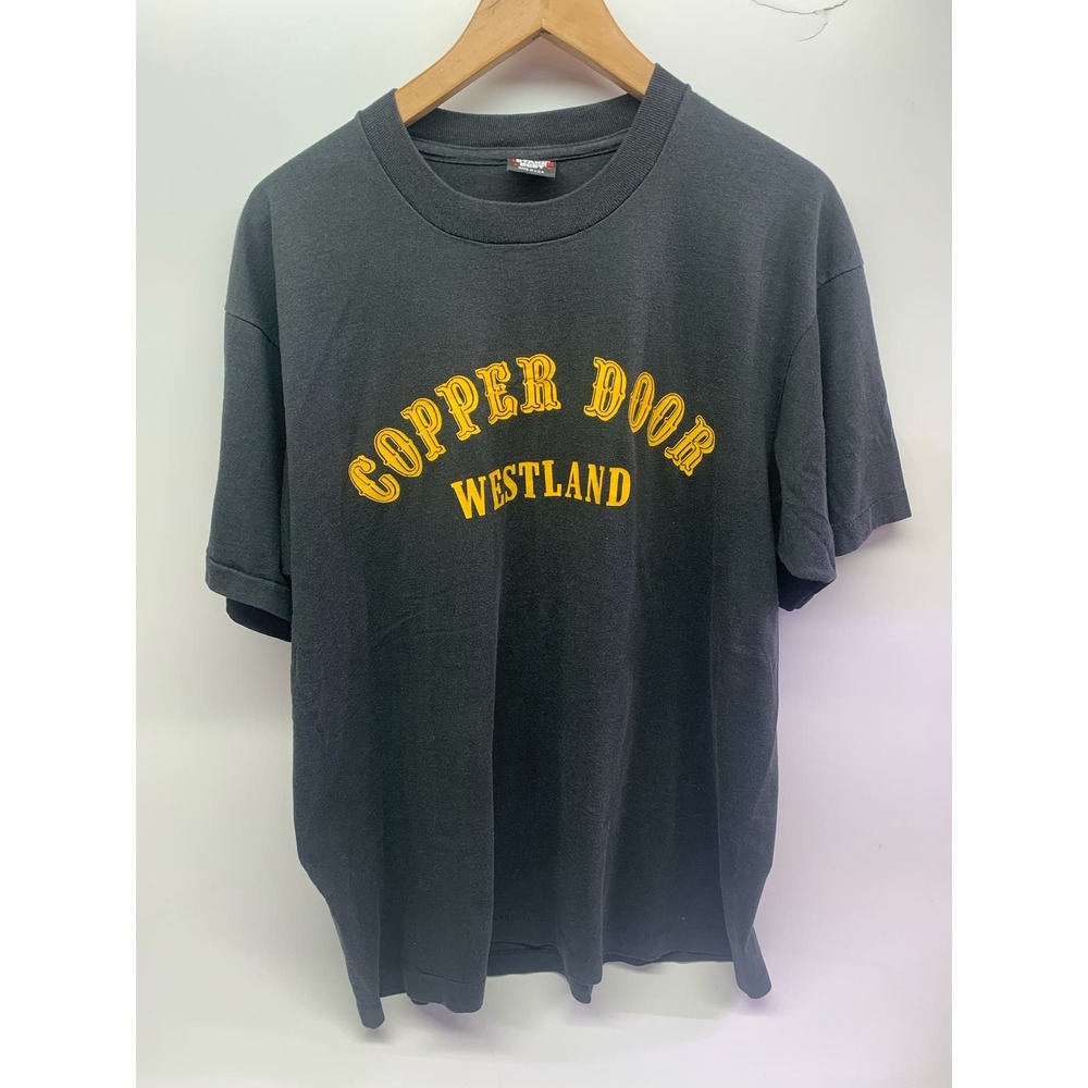 Vintage Men's Copper Door Westland Black Band T-Shirt XL